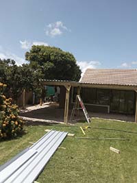 Timber Covered Patio Construction